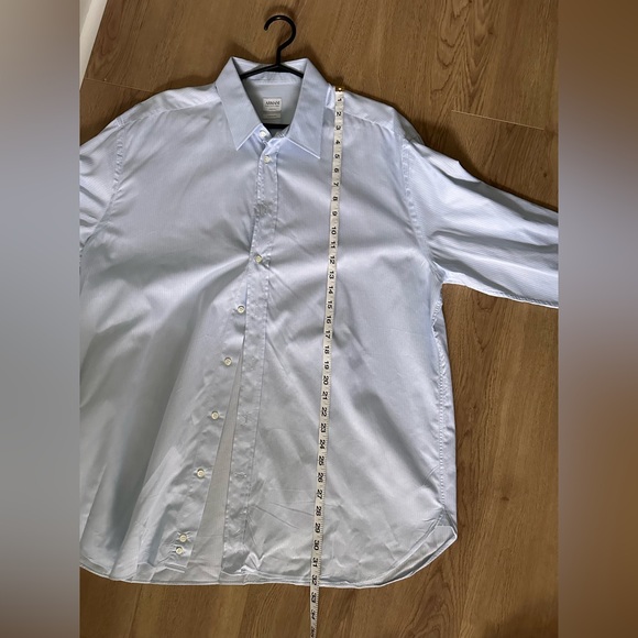 Armani Collezioni Blue Dress Shirt - Picture 7 of 8